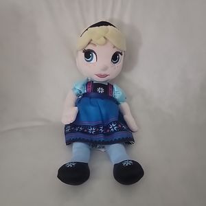 Disney Store Frozen Child Elsa plush doll Animators Collection
